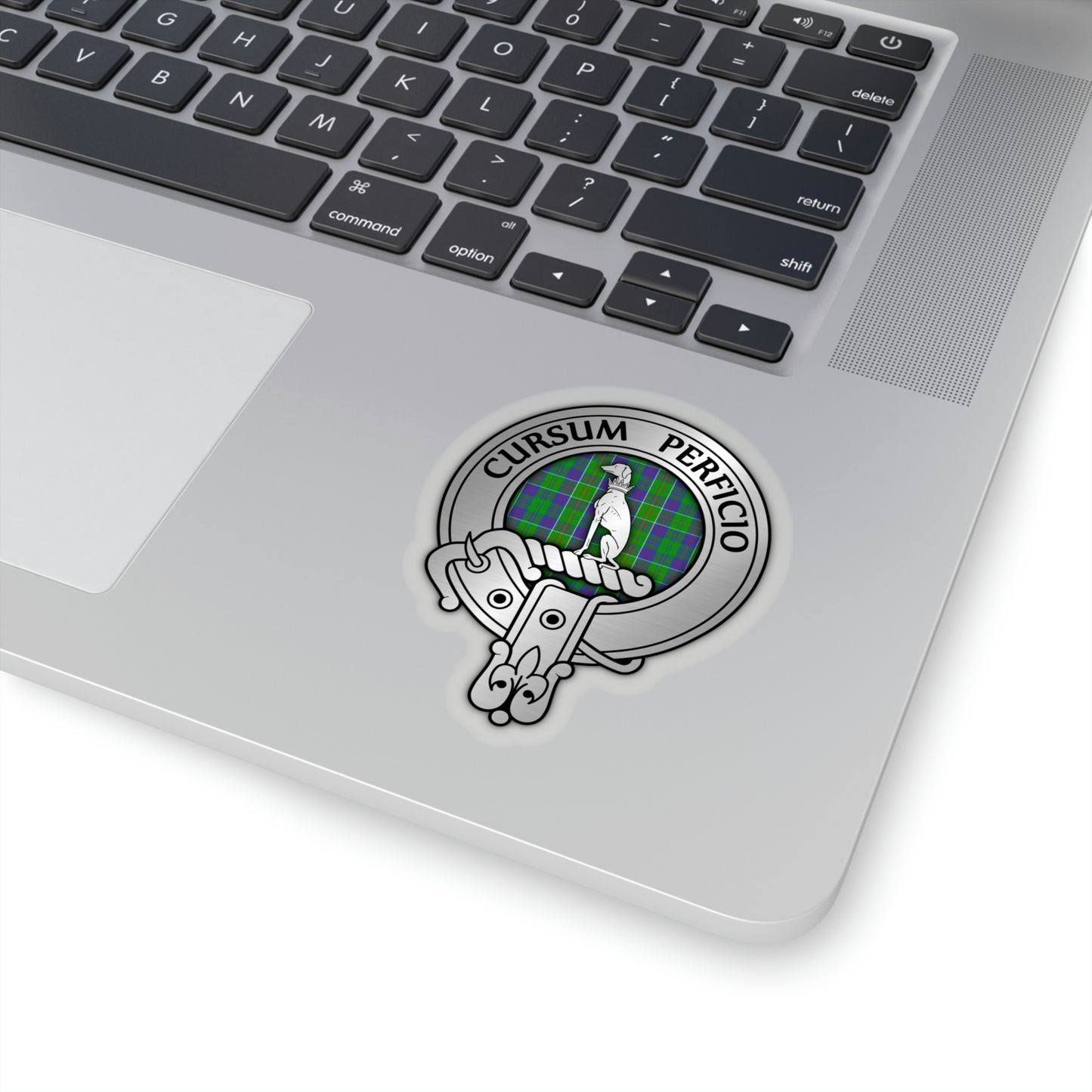 Clan Hunter Crest & Tartan Kiss-Cut Stickers