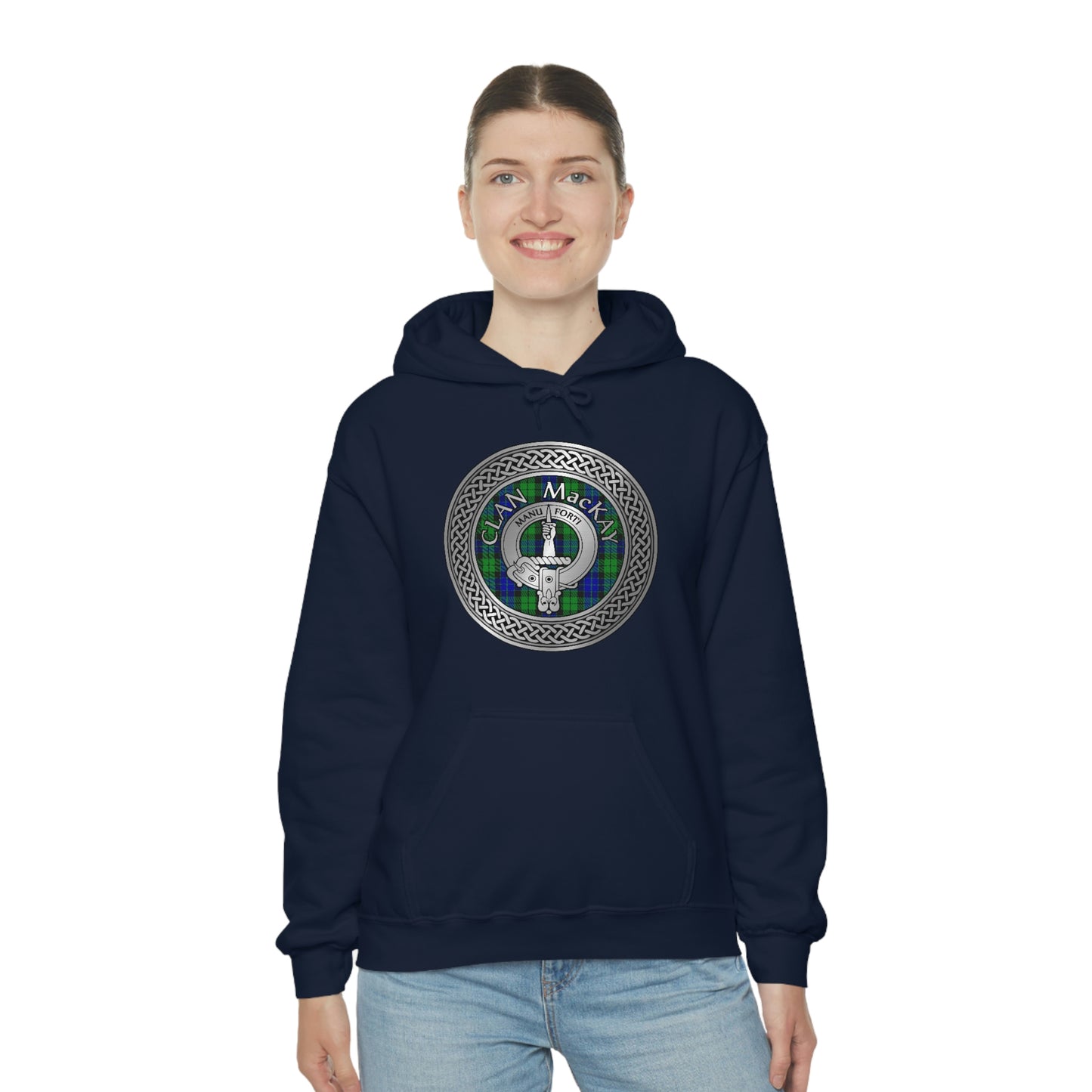 Clan MacKay Crest & Tartan Unisex Heavy Blend™ Hooded Sweatshirt