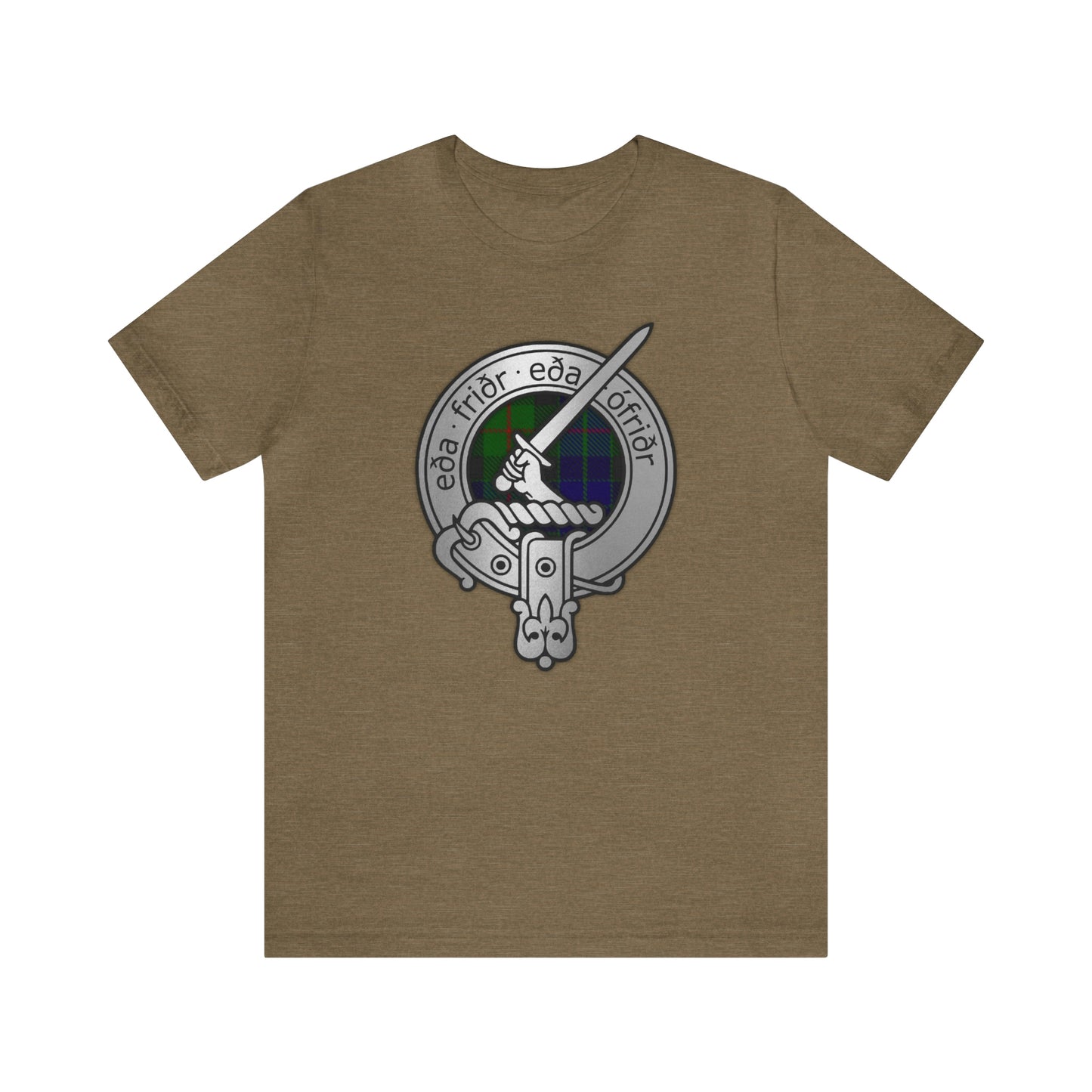 Clan Gunn Crest & Tartan | Unisex T-Shirt