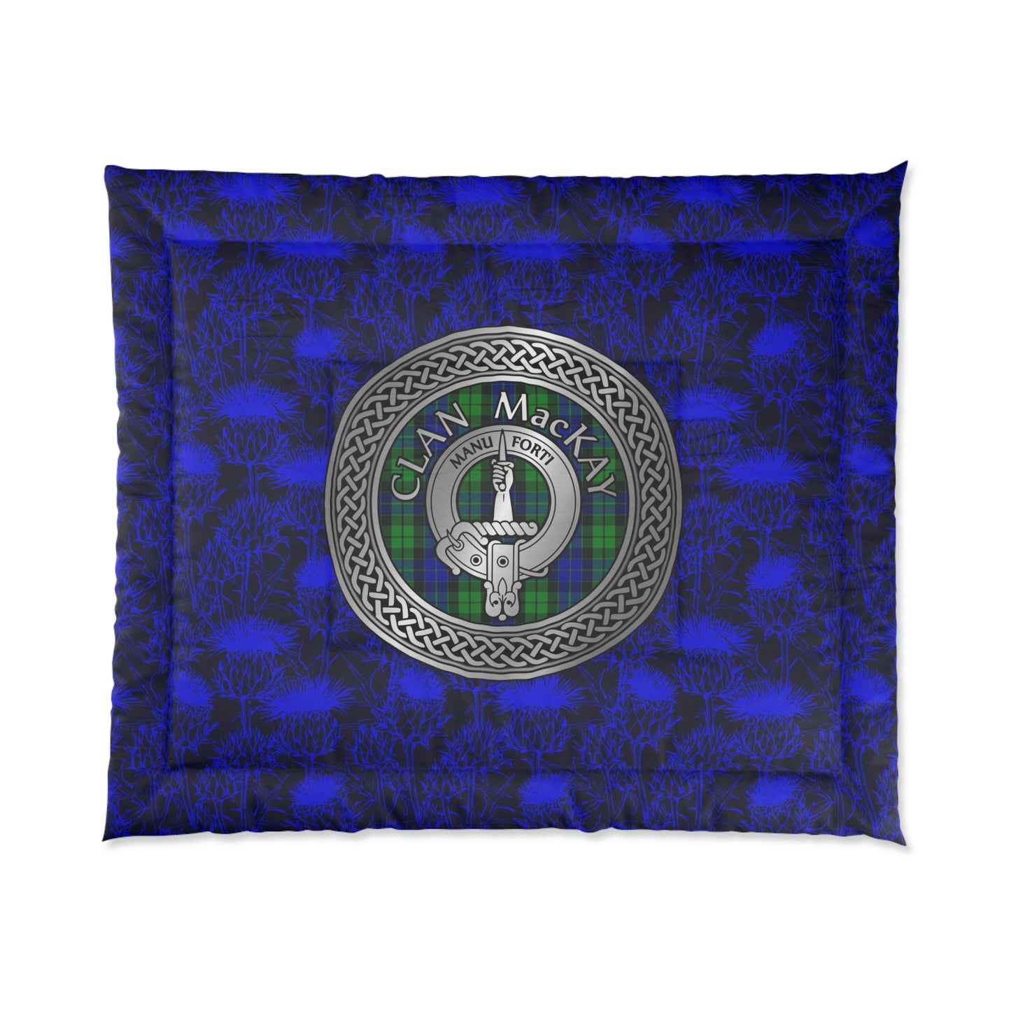 Clan MacKay Crest & Tartan Comforter