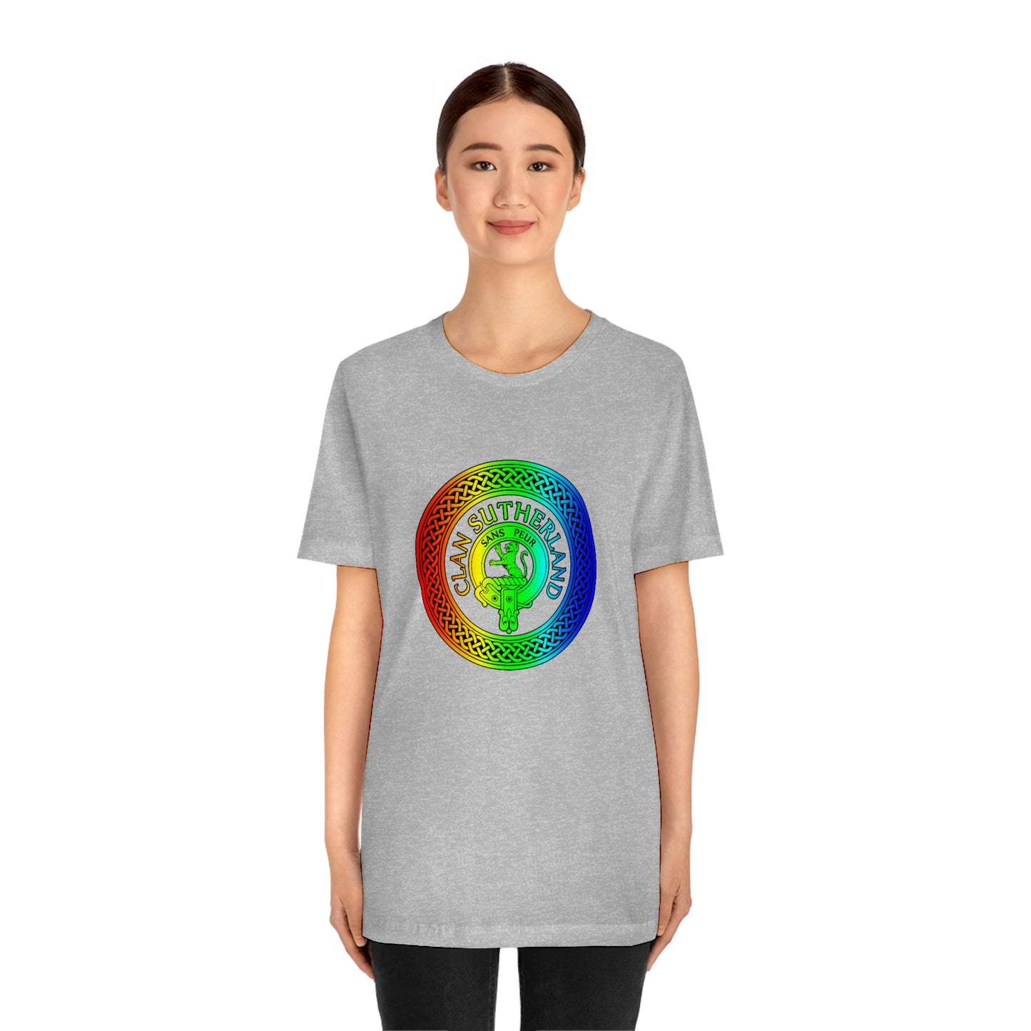 Clan Sutherland Rainbow Crest & Knot T-Shirt