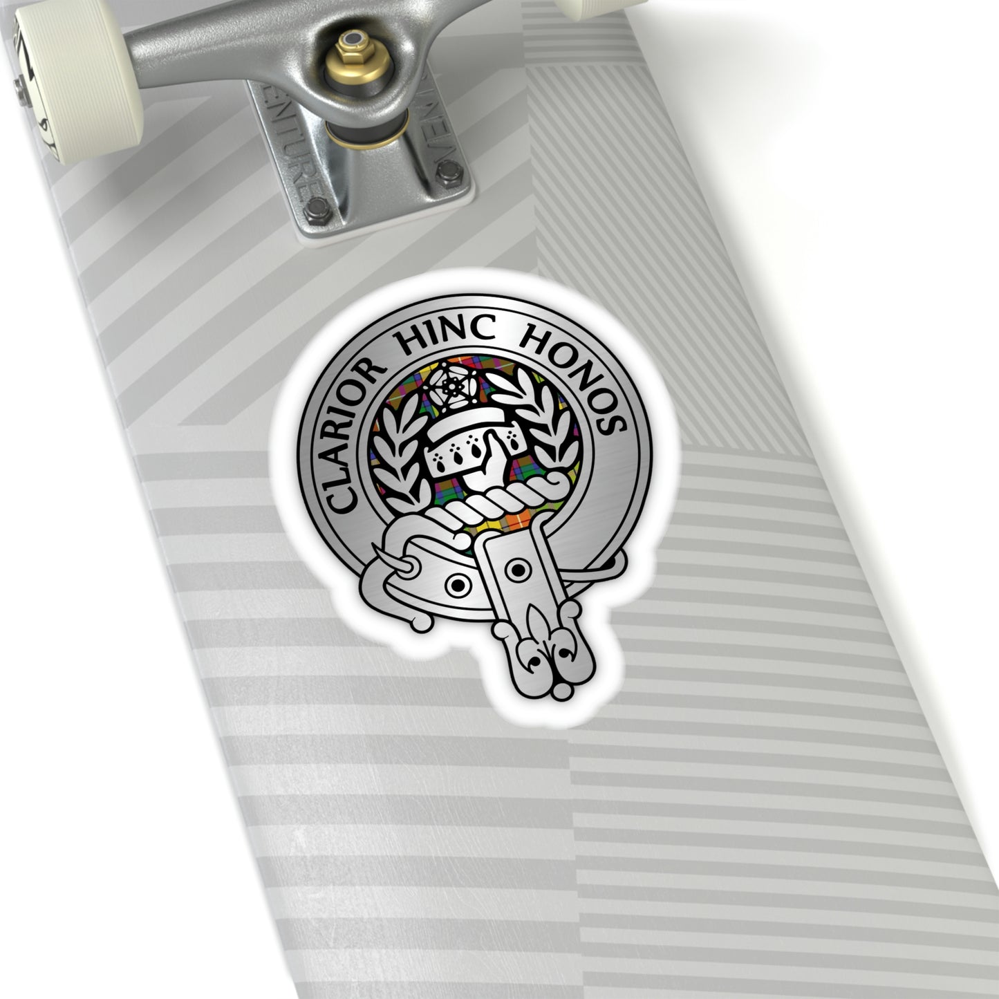 Clan Buchanan Crest & Tartan Kiss-Cut Stickers