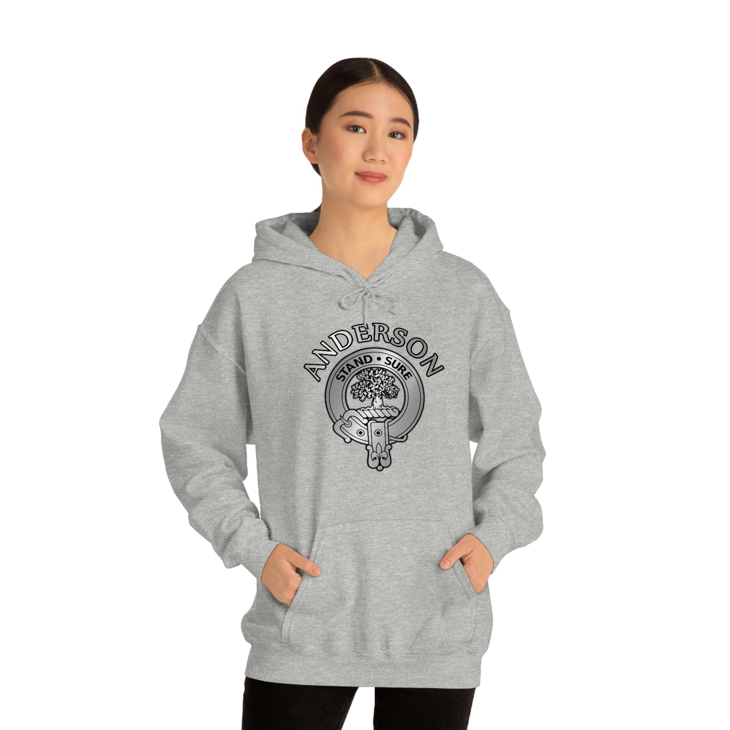 Clan Anderson Crest Unisex Heavy Blend™ Hooded Sweatshirt