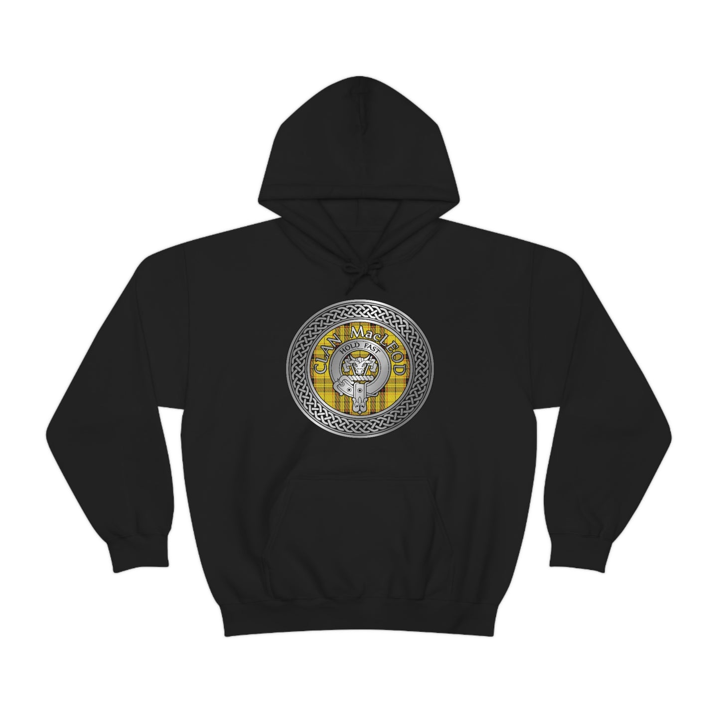 Clan MacLeod Crest & Tartan Unisex Heavy Blend™ Hooded Sweatshirt