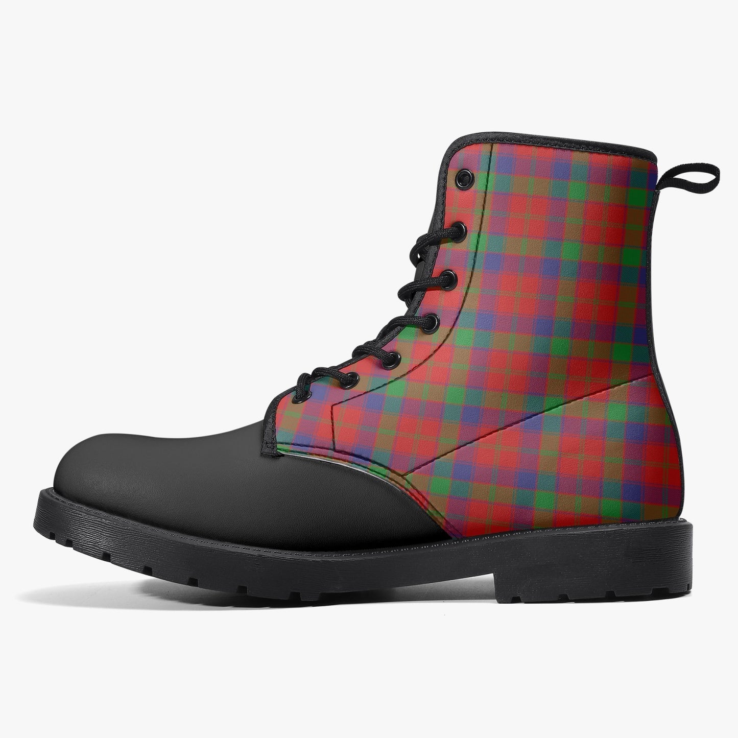 Clan Donnachaidh (Robertson) Crest & Tartan Leather Boots