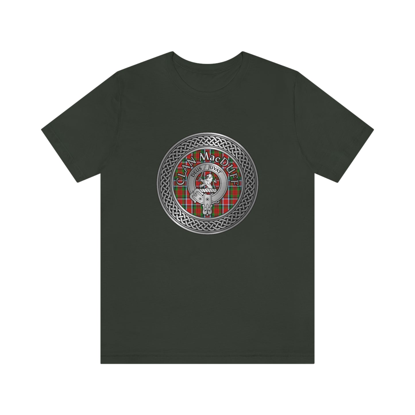 Clan MacDuff Crest & Tartan Knot T-Shirt