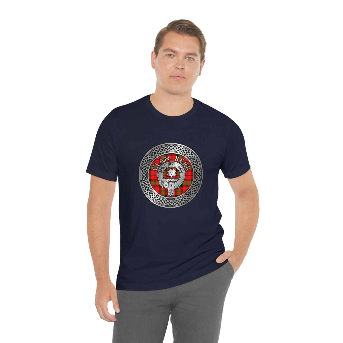 Clan Kerr Crest & Tartan Knot T-Shirt