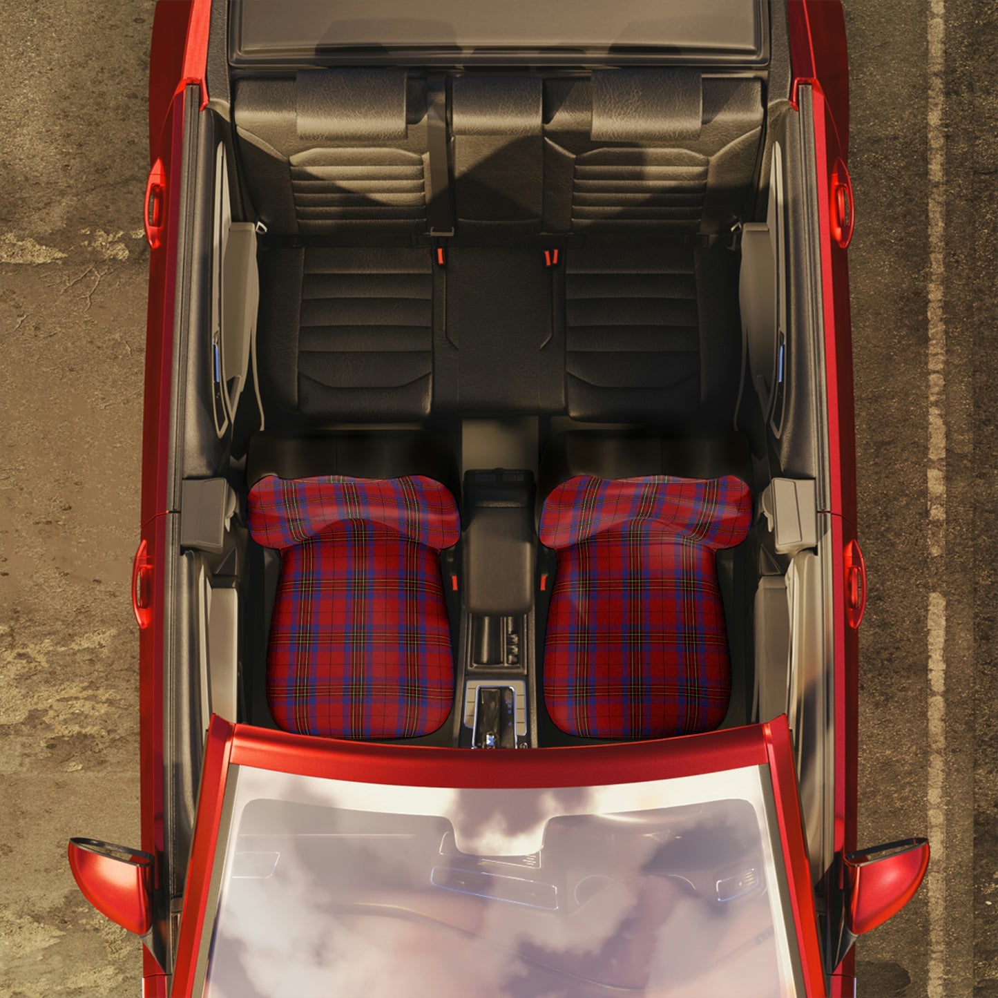 Clan Leslie Tartan Car Seat Covers