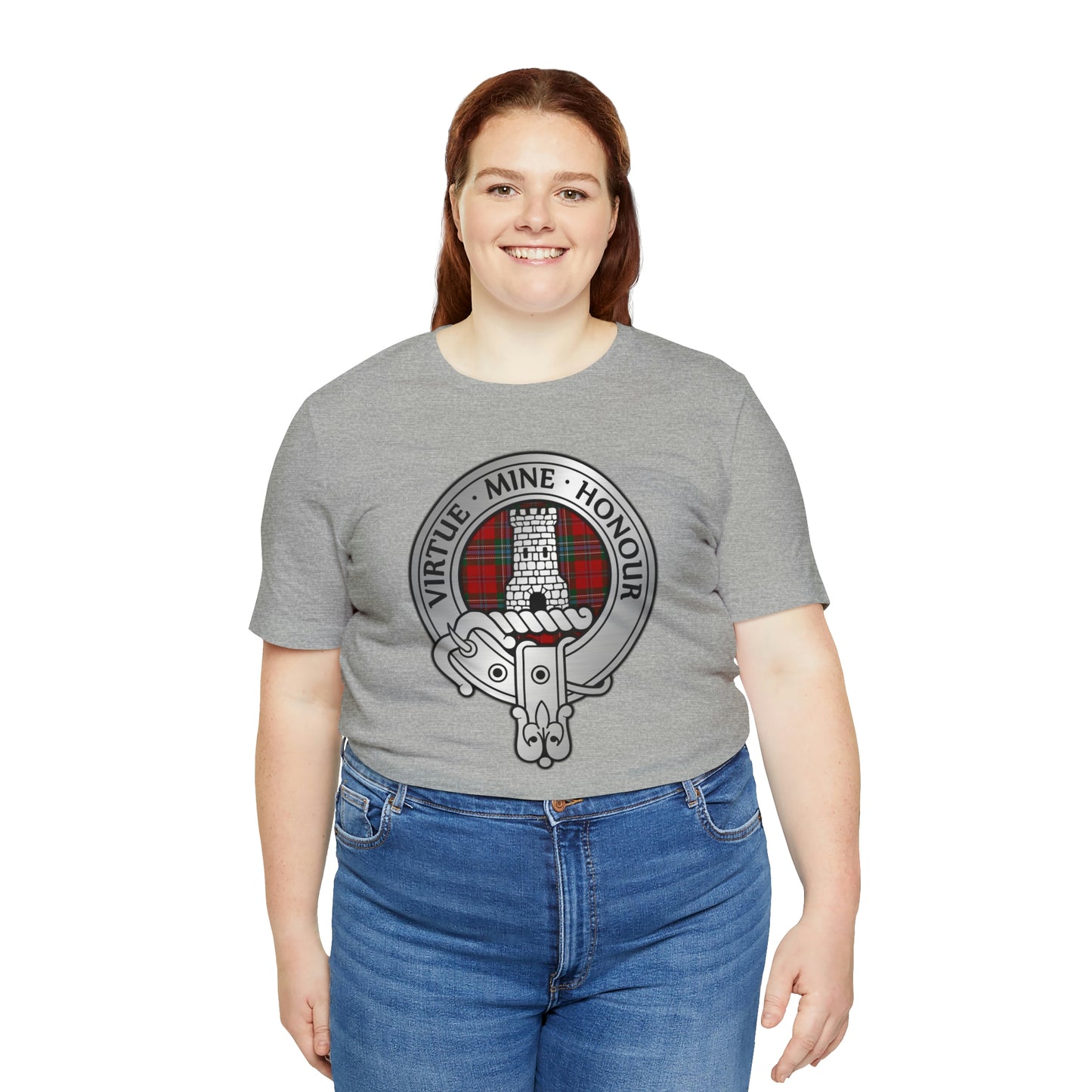 Clan MacLean Crest & Tartan | Unisex T-Shirt