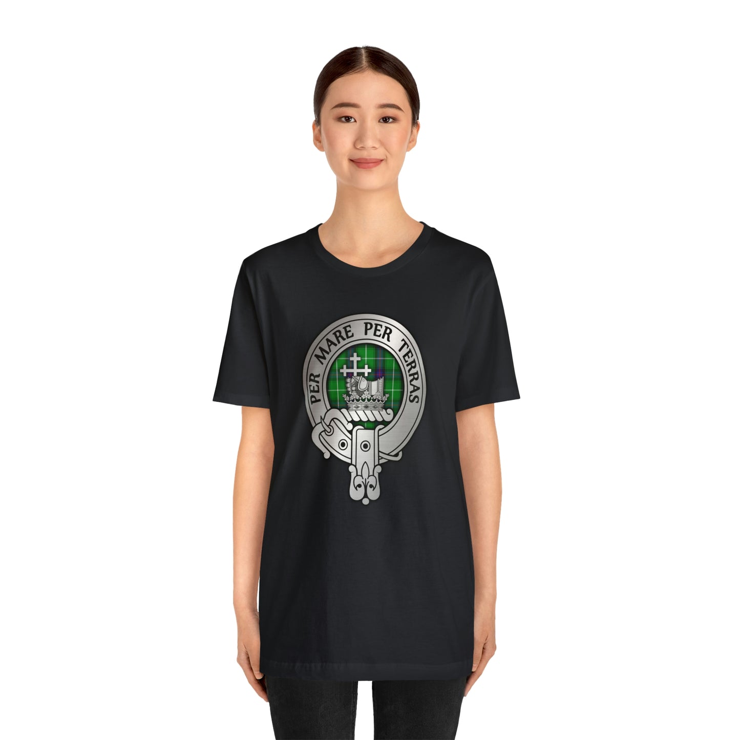 Clan MacDonald Crest & Tartan | Unisex T-Shirt