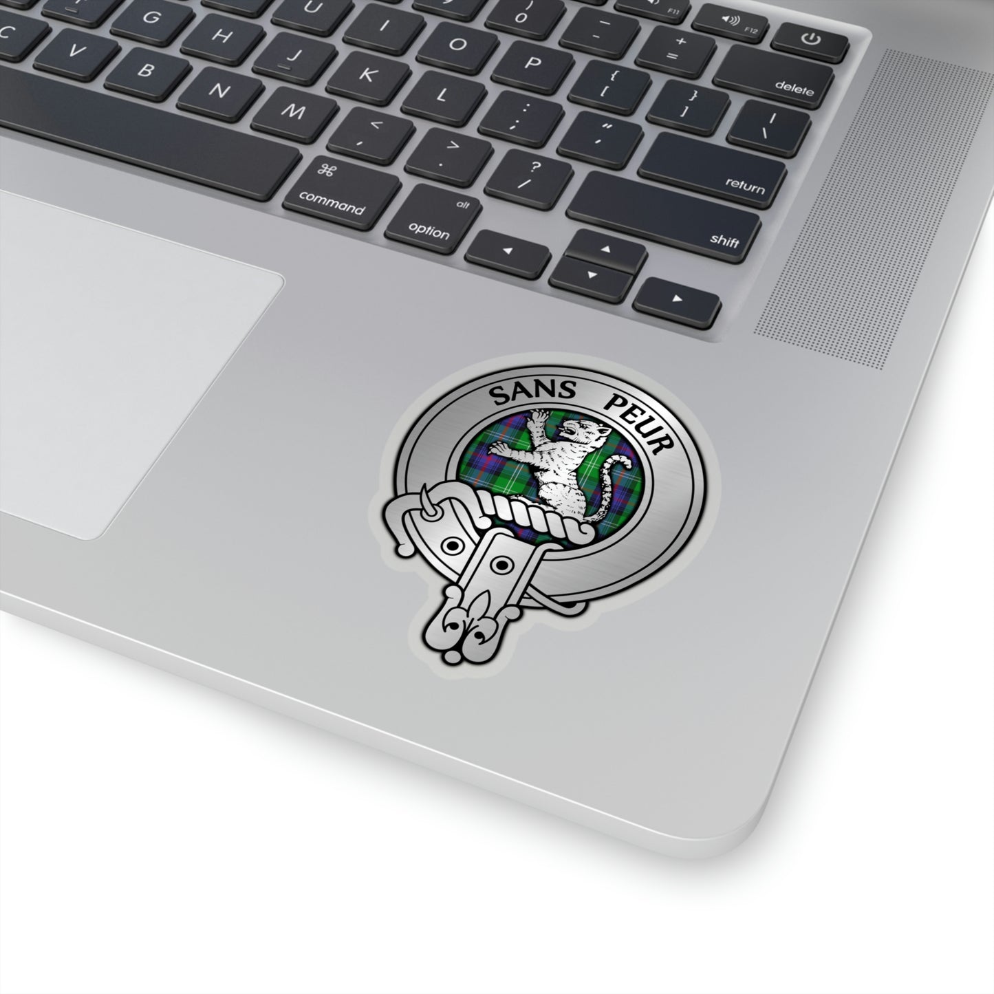 Clan Sutherland Crest & Tartan Kiss-Cut Stickers