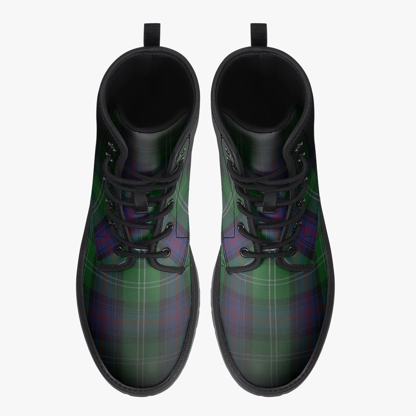 Clan Sutherland Tartan Fade Leather Boots