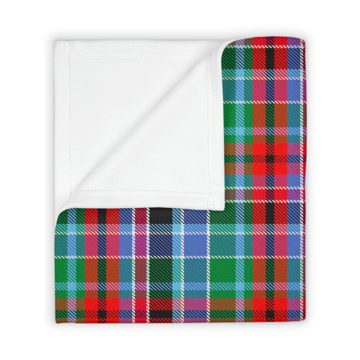 Clan Gordon Red Tartan Throw Blanket