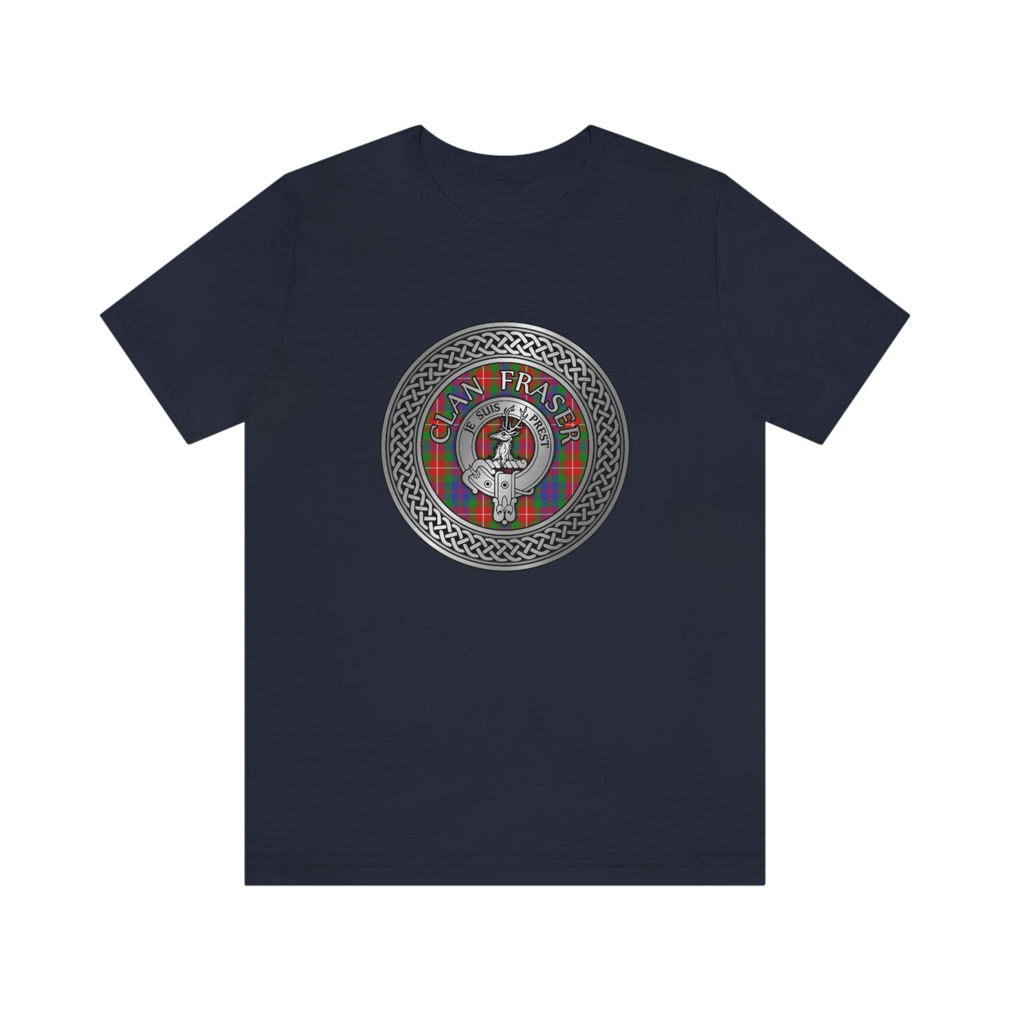 Clan Fraser of Lovat Crest & Tartan Knot T-Shirt