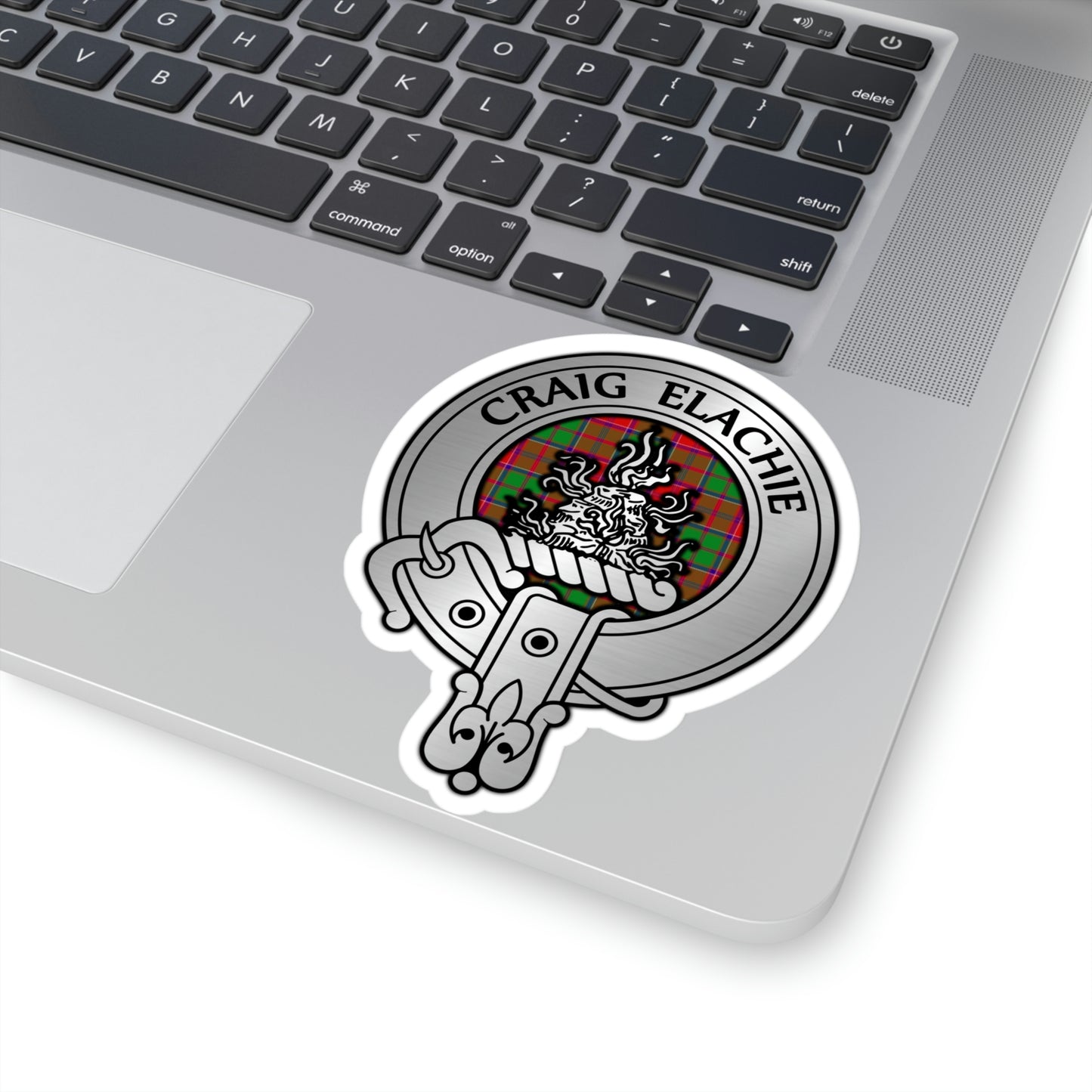 Clan Grant Crest & Tartan Kiss-Cut Stickers