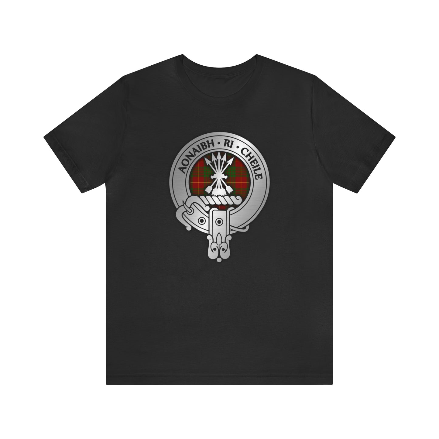 Clan Cameron Crest & Tartan | Unisex T-Shirt