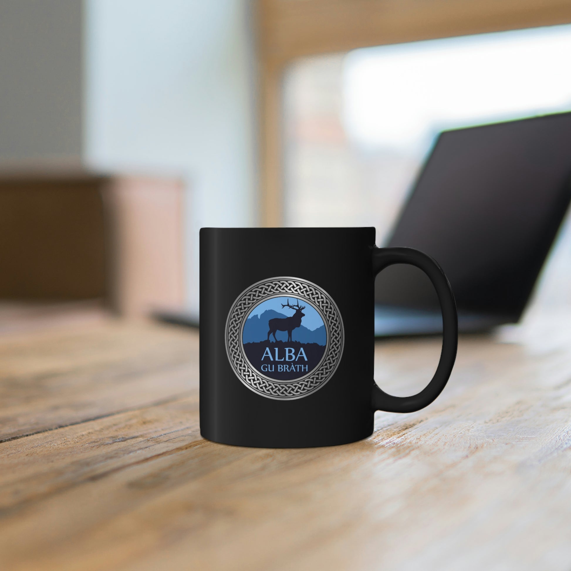 Alba Gu Brath 11oz Black Mug