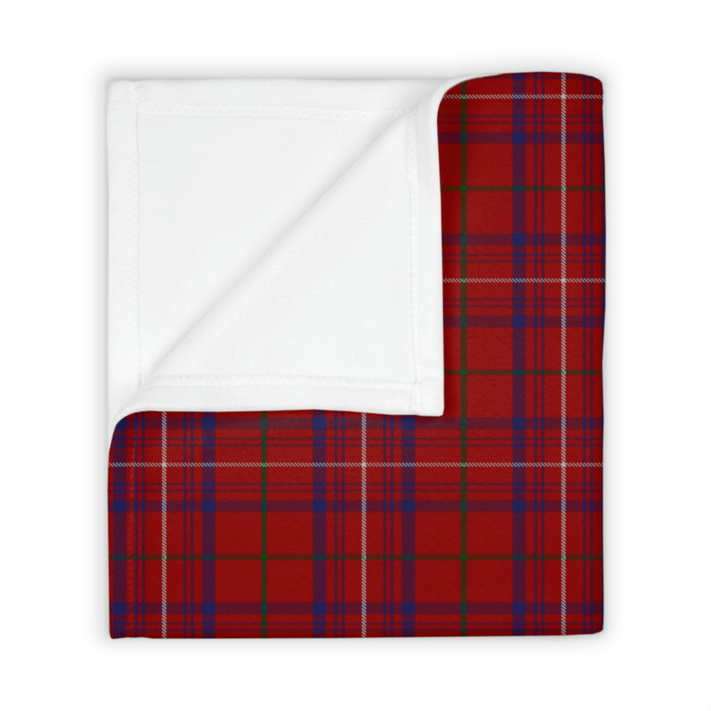 Clan Rose Tartan Throw Blanket