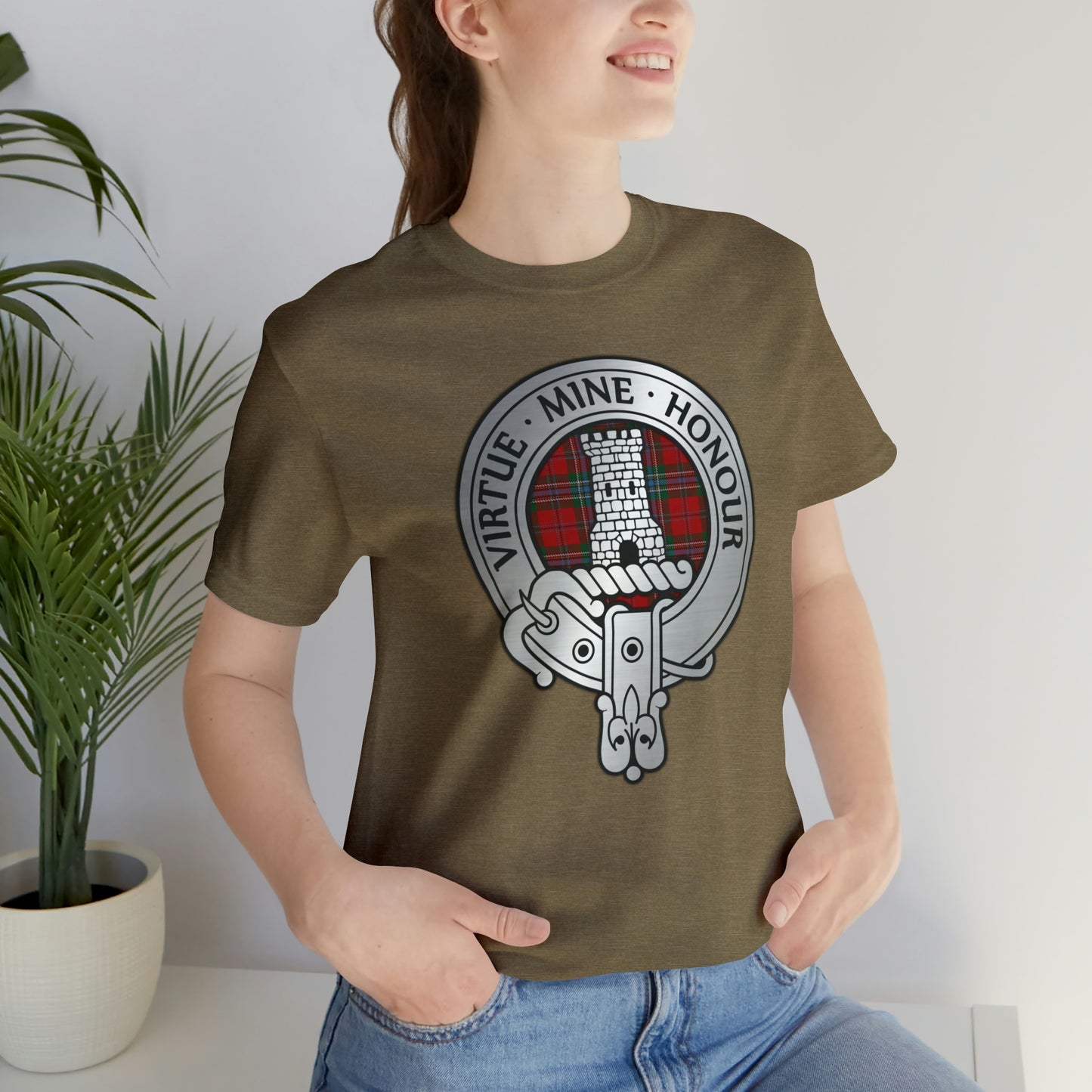 Clan MacLean Crest & Tartan | Unisex T-Shirt