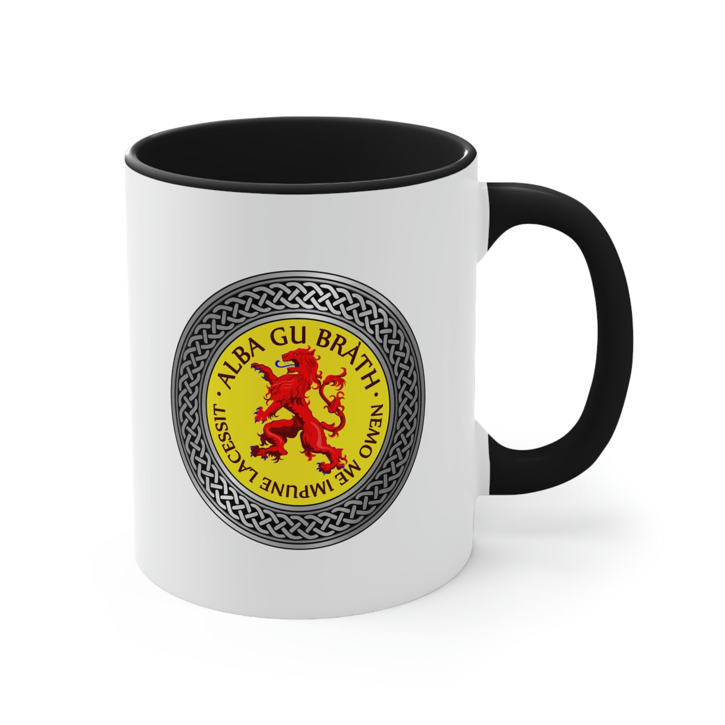 Alba Gu Brath Lion Rampant Knot Accent Coffee Mug, 11oz