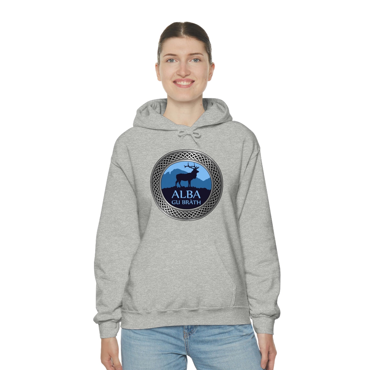 Alba Gu Brath Knot Unisex Heavy Blend™ Hooded Sweatshirt