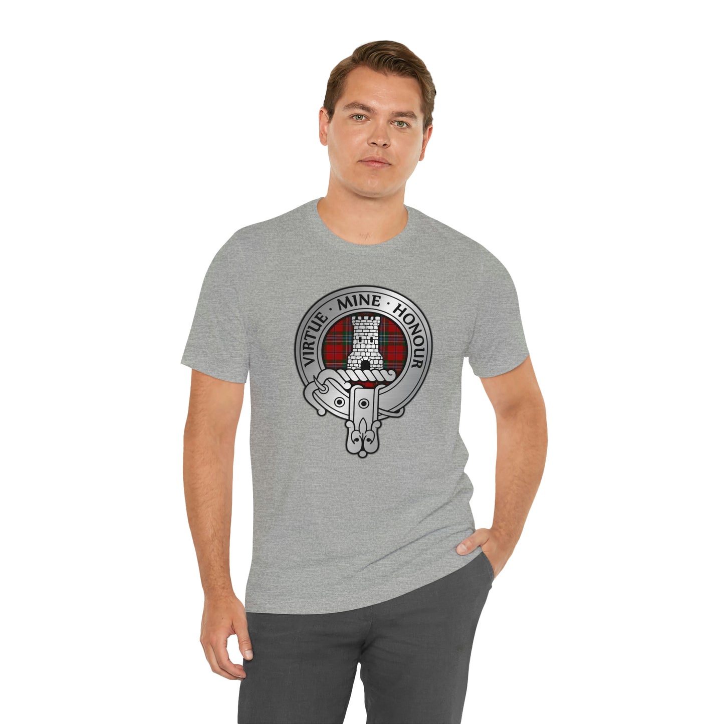 Clan MacLean Crest & Tartan | Unisex T-Shirt