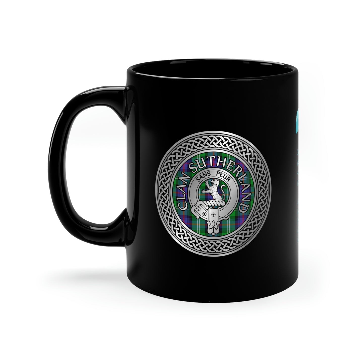 Demo - Estes Park / Clan Sutherland Crest 11oz Black Mug