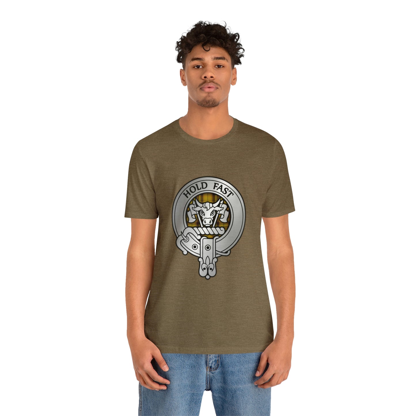 Clan MacLeod Crest & Tartan | Unisex T-Shirt