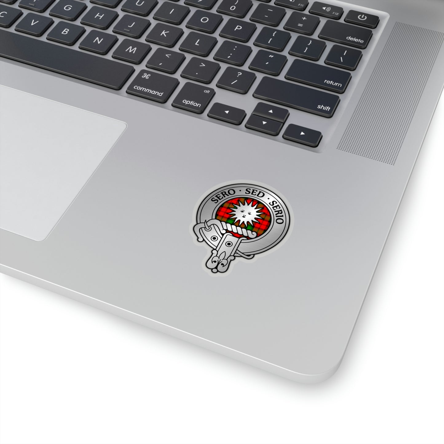 Clan Kerr Crest & Tartan Kiss-Cut Stickers