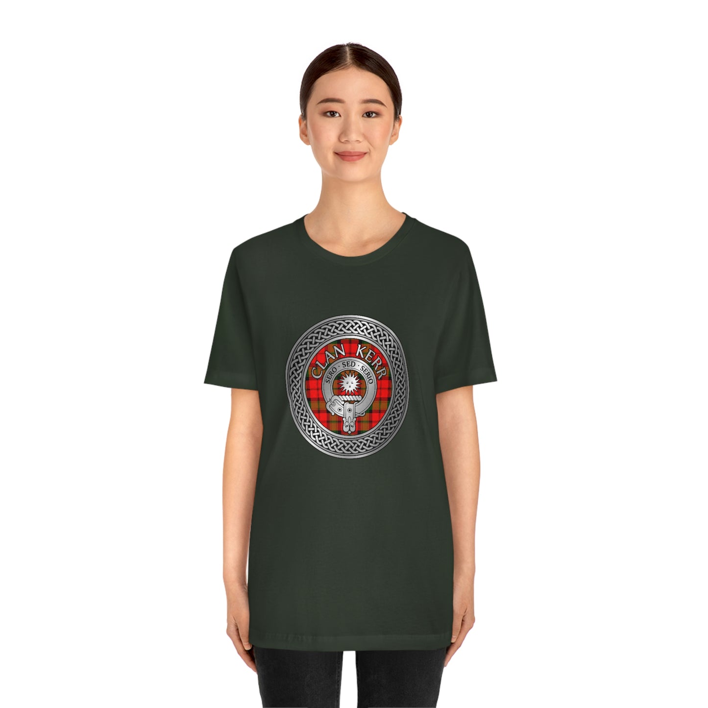 Clan Kerr Crest & Tartan Knot T-Shirt