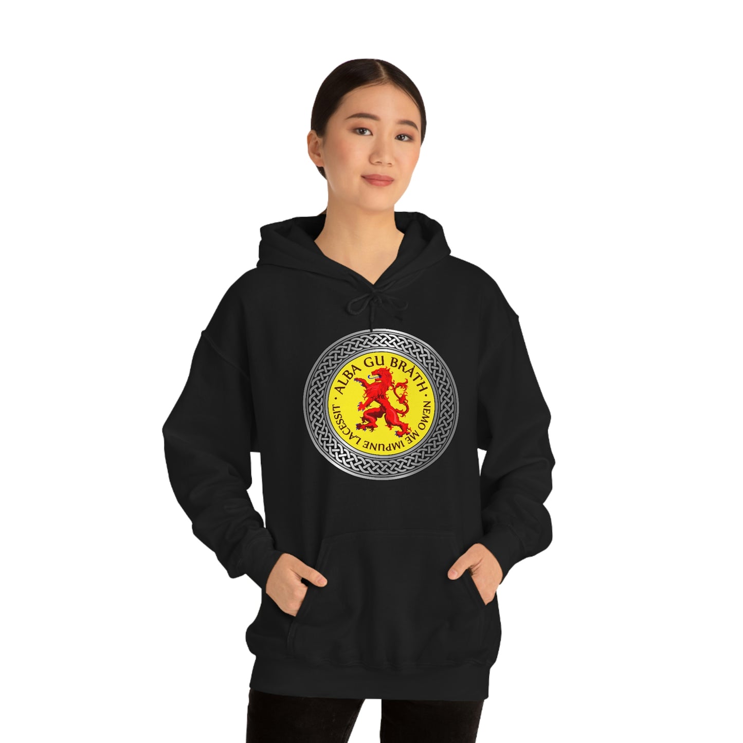 Alba Gu Brath Lion Rampant Knot Unisex Heavy Blend™ Hooded Sweatshirt