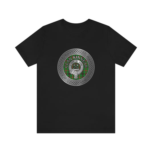 Clan Kinnear Crest & Tartan Knot T-Shirt