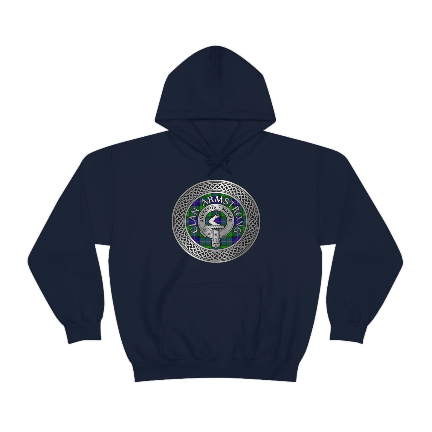 Clan Armstrong Crest & Tartan Unisex Heavy Blend™ Hooded Sweatshirt