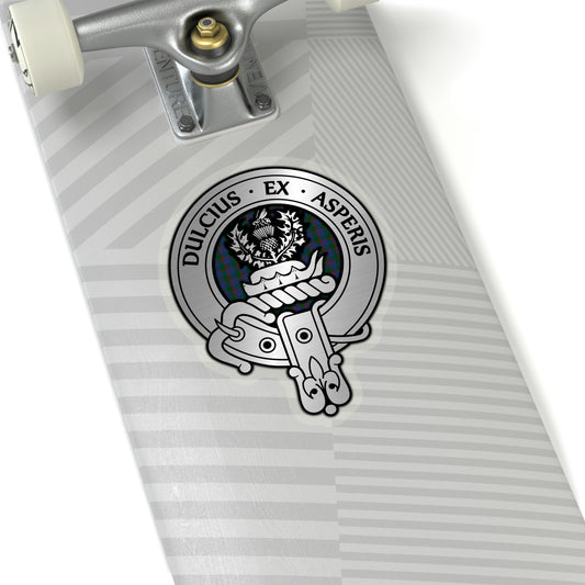 Clan Fergusson Crest & Tartan Kiss-Cut Stickers