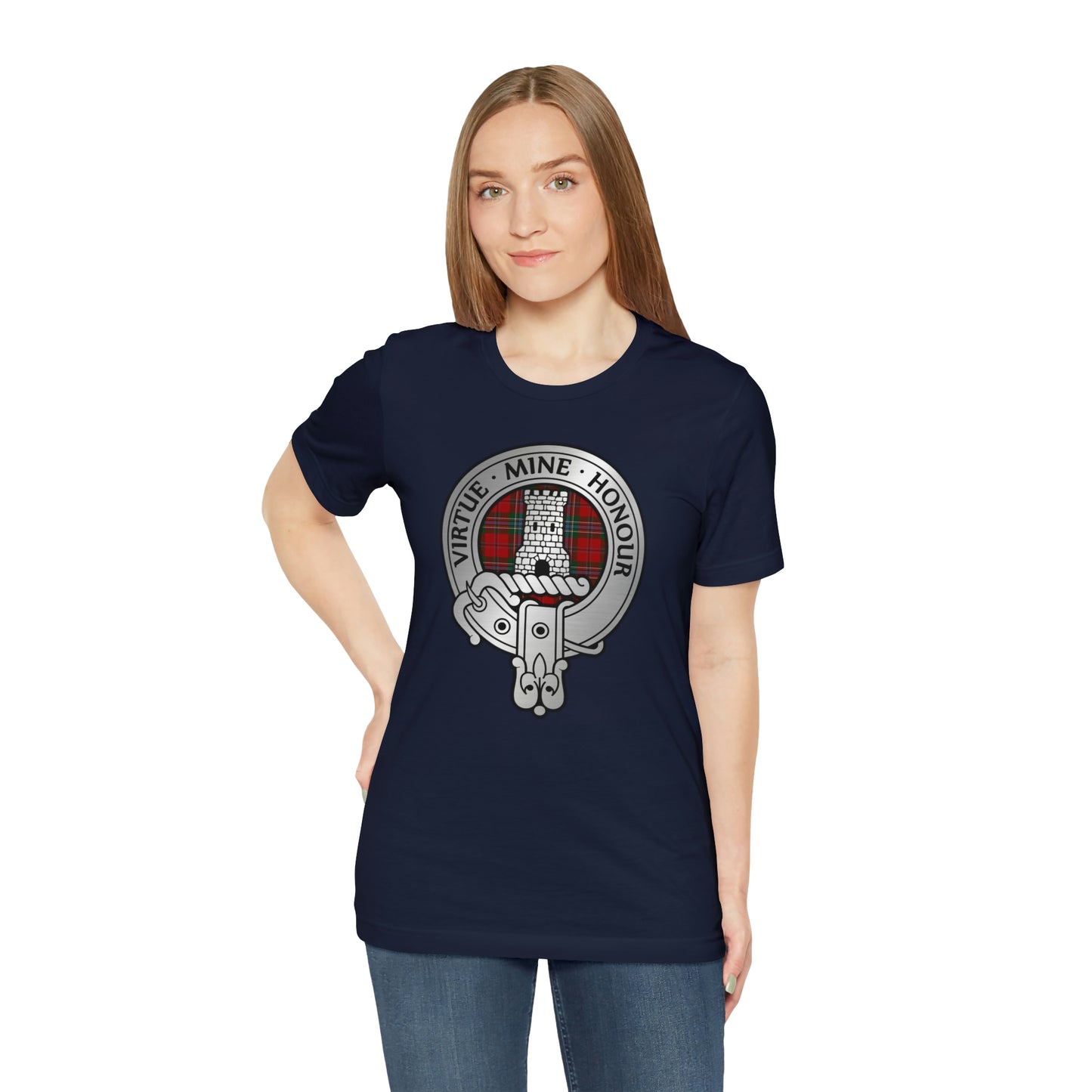 Clan MacLean Crest & Tartan | Unisex T-Shirt