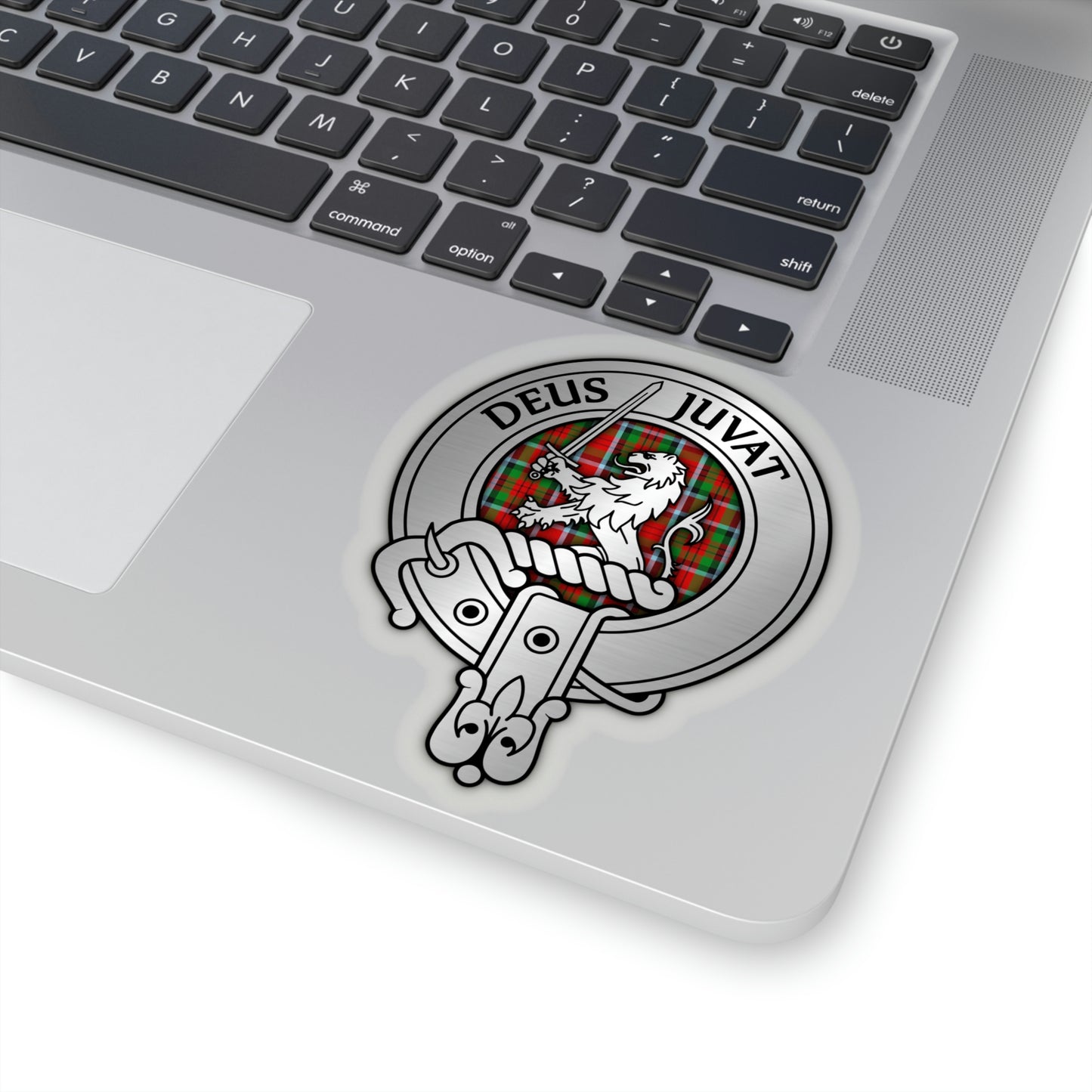 Clan MacDuff Crest & Tartan Kiss-Cut Stickers