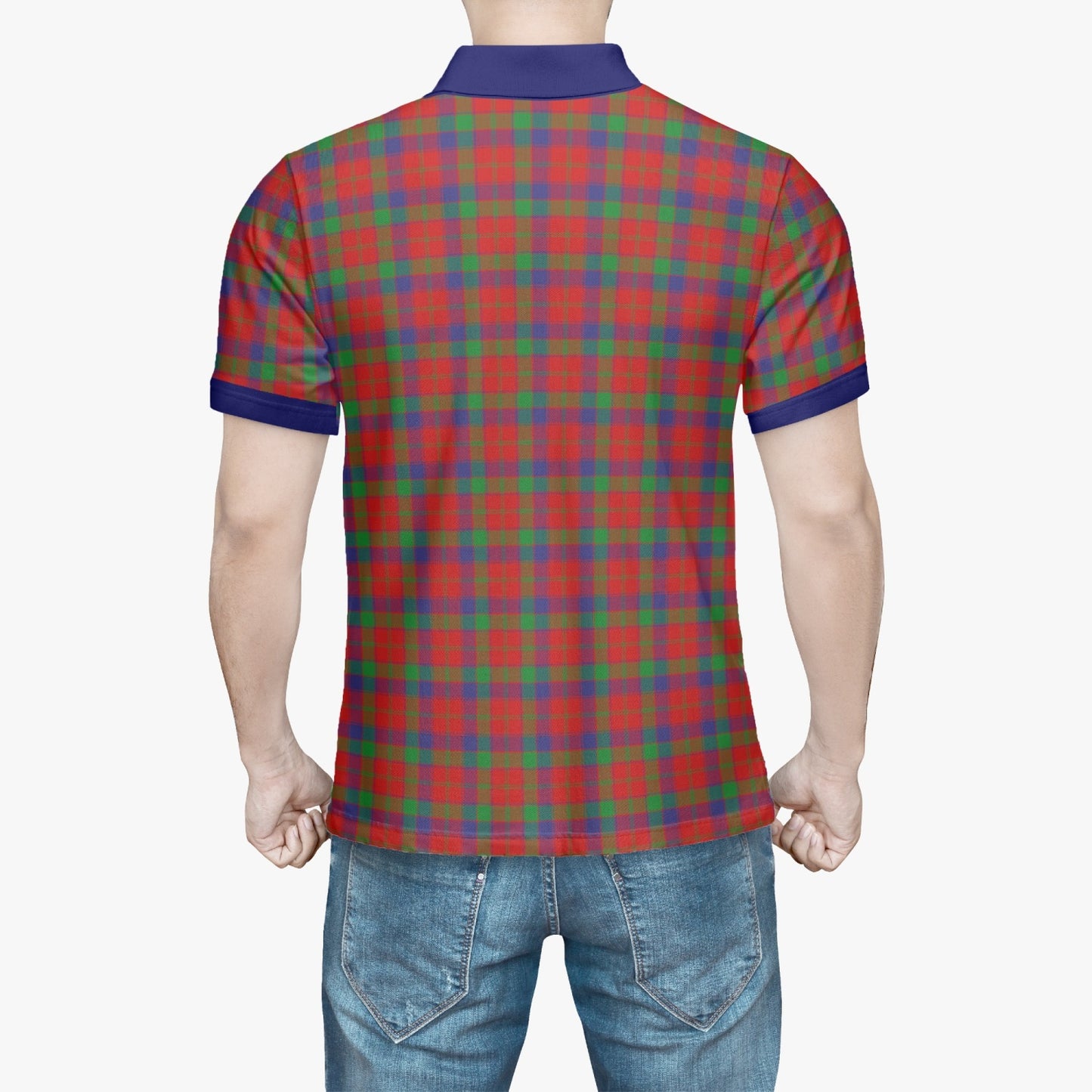 Clan Donnachaidh Tartan & Crest AOP Men Polo Shirt