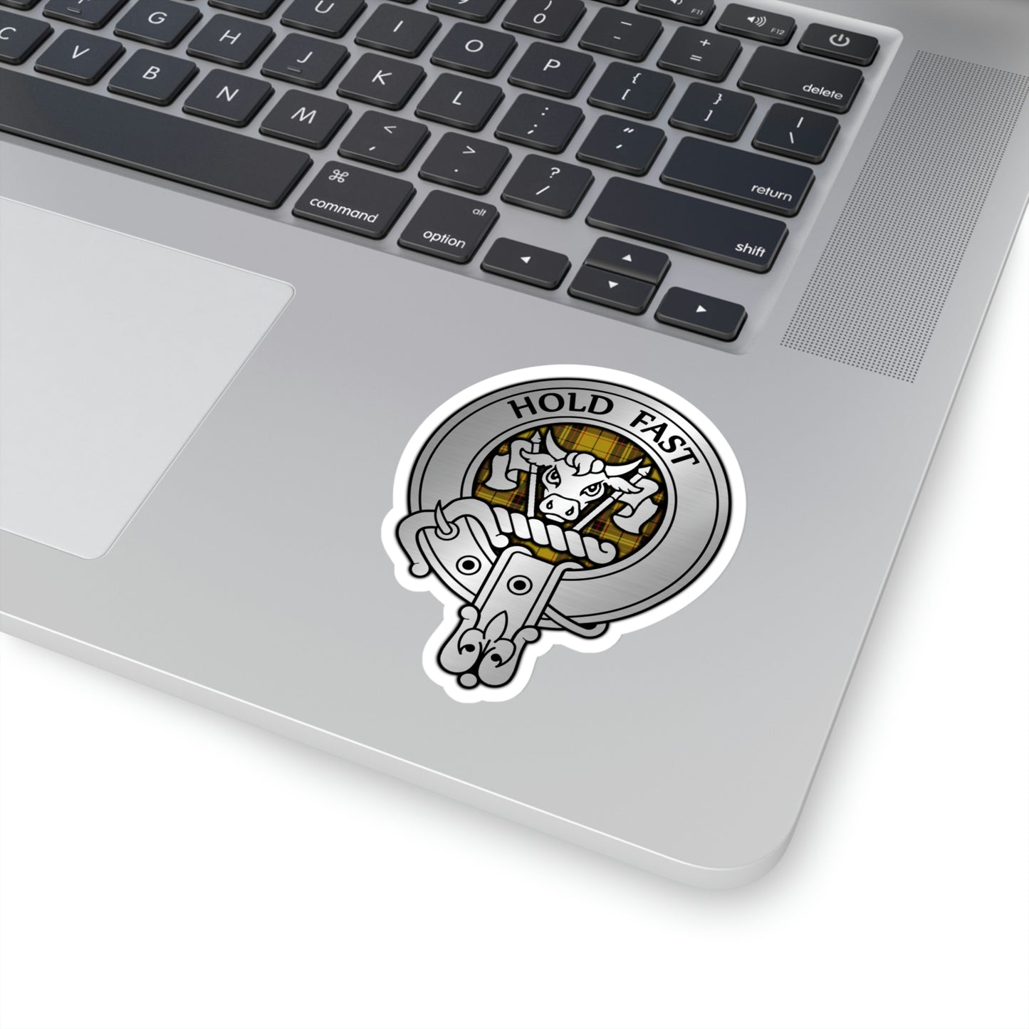 Clan MacLeod Crest & Tartan Kiss-Cut Stickers