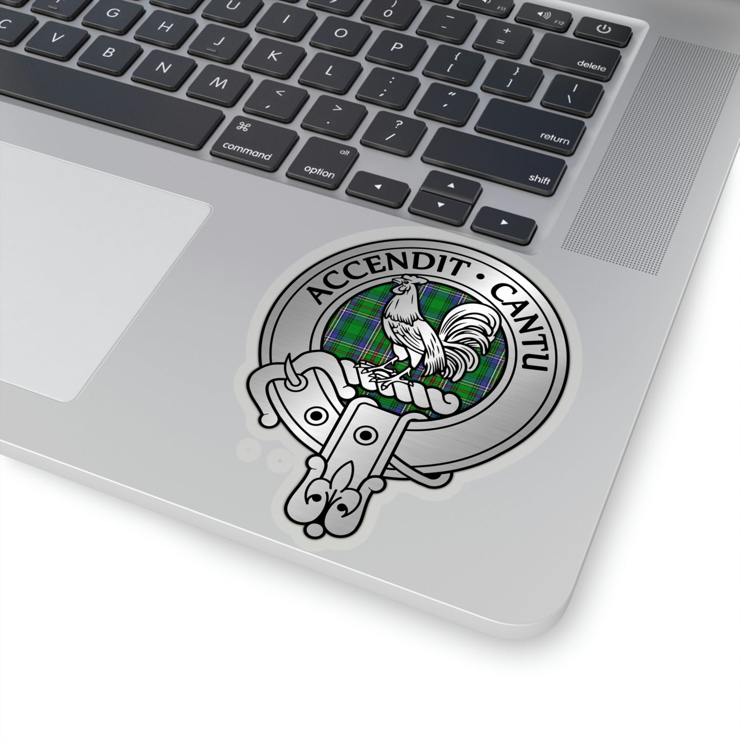 Clan Cockburn Crest & Tartan Kiss-Cut Stickers