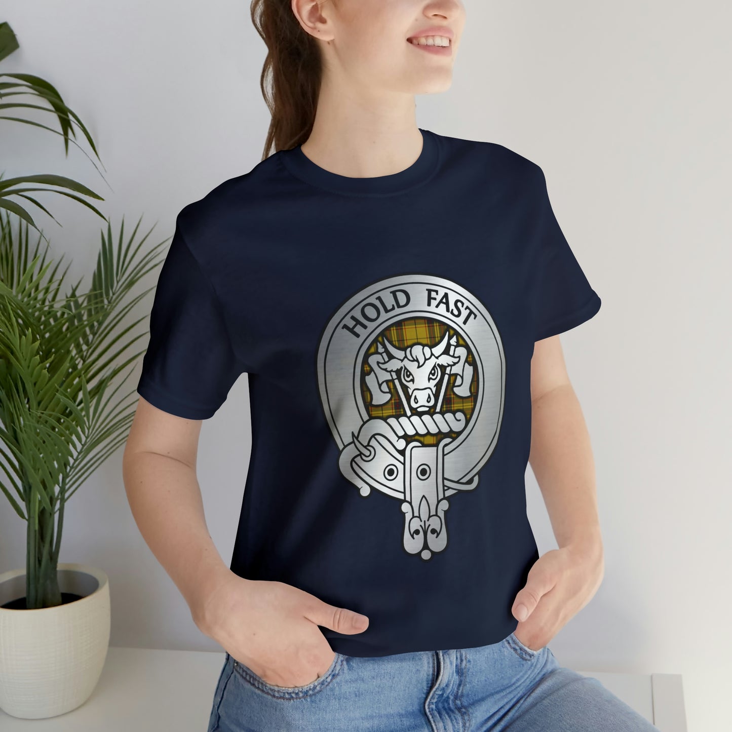 Clan MacLeod Crest & Tartan | Unisex T-Shirt