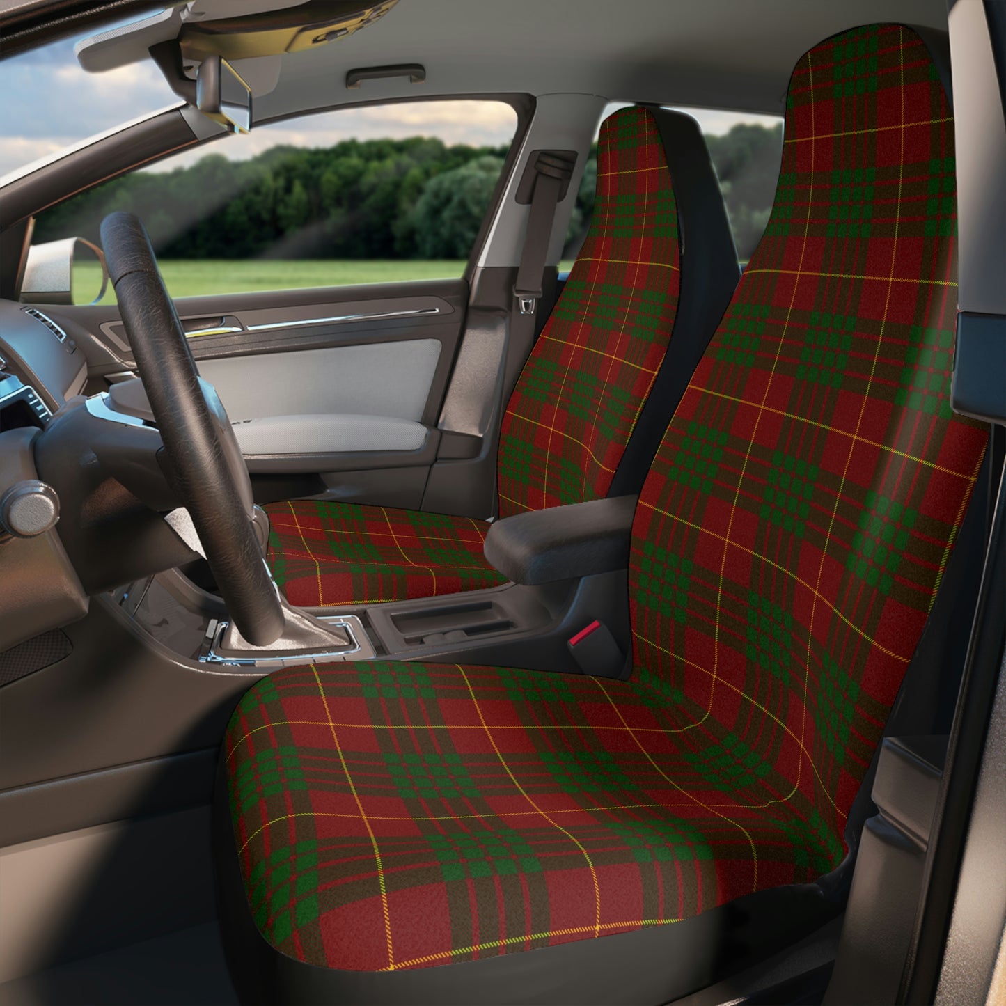 Clan Cameron Tartan Car Seat Covers