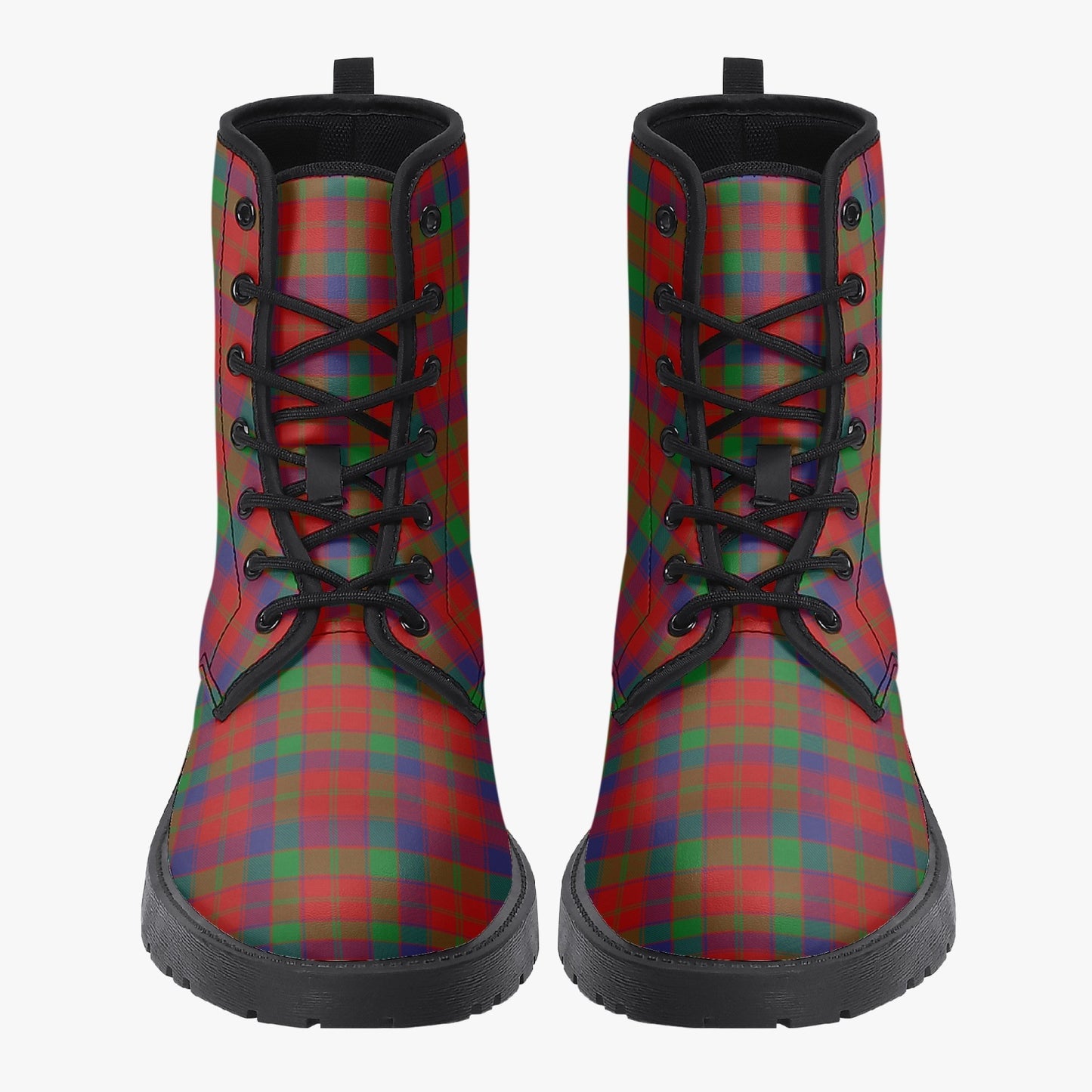 Clan Donnachaidh (Robertson) Crest & Tartan Leather Boots