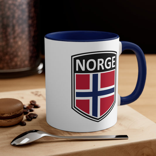 Scandi Nations - Norge | Accent Coffee Mug, 11oz