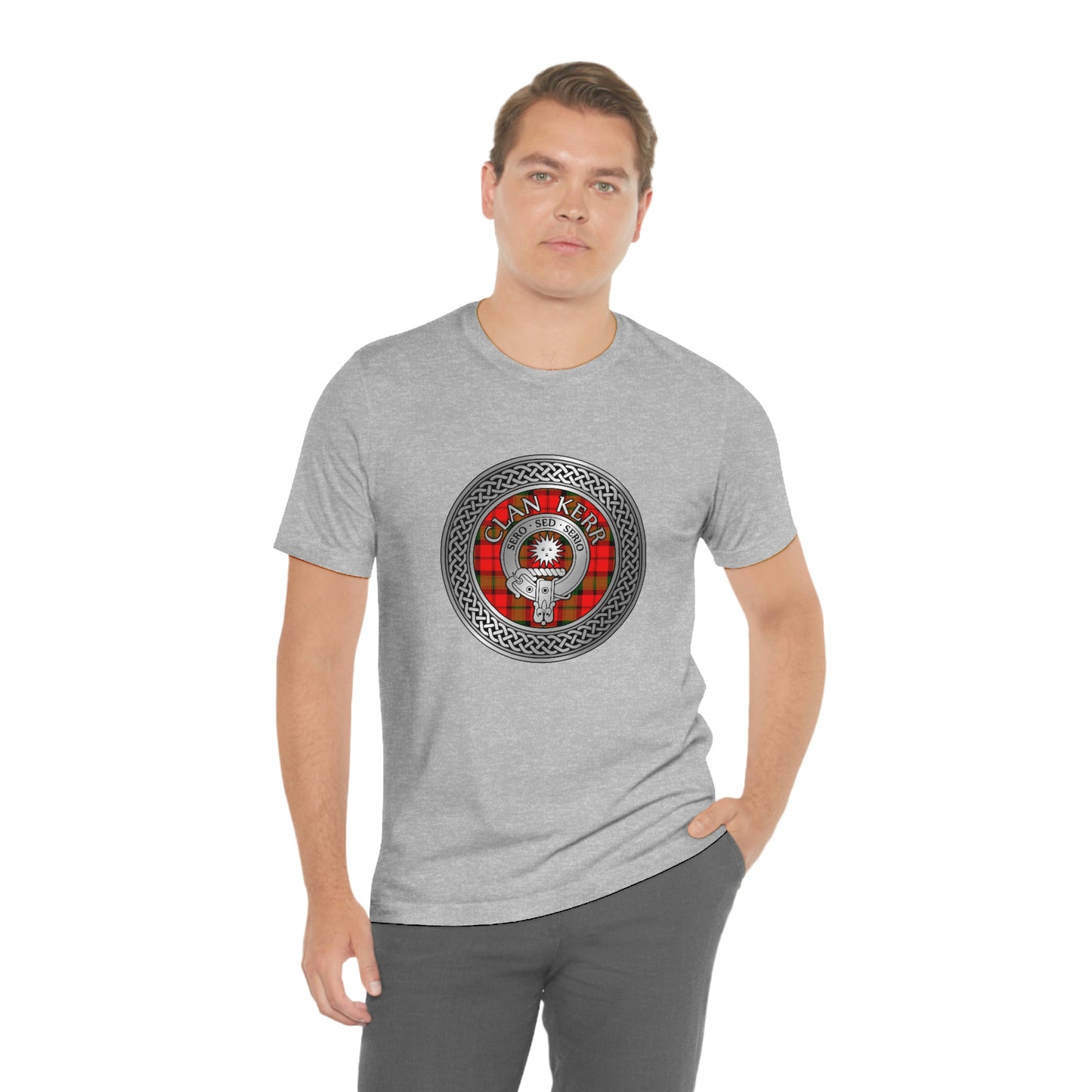 Clan Kerr Crest & Tartan Knot T-Shirt