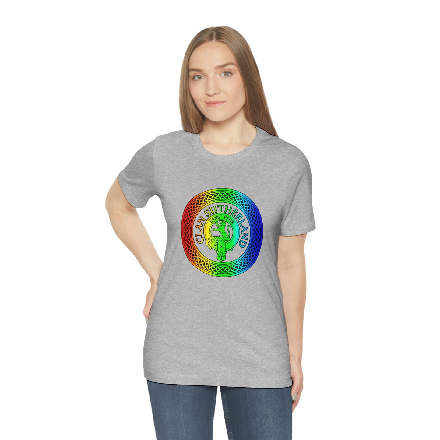 Clan Sutherland Rainbow Crest & Knot T-Shirt