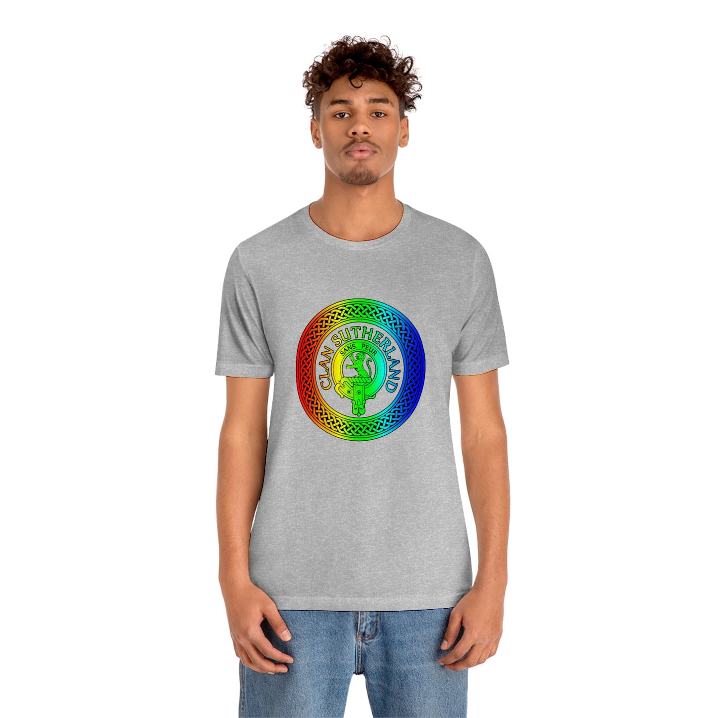 Clan Sutherland Rainbow Crest & Knot T-Shirt