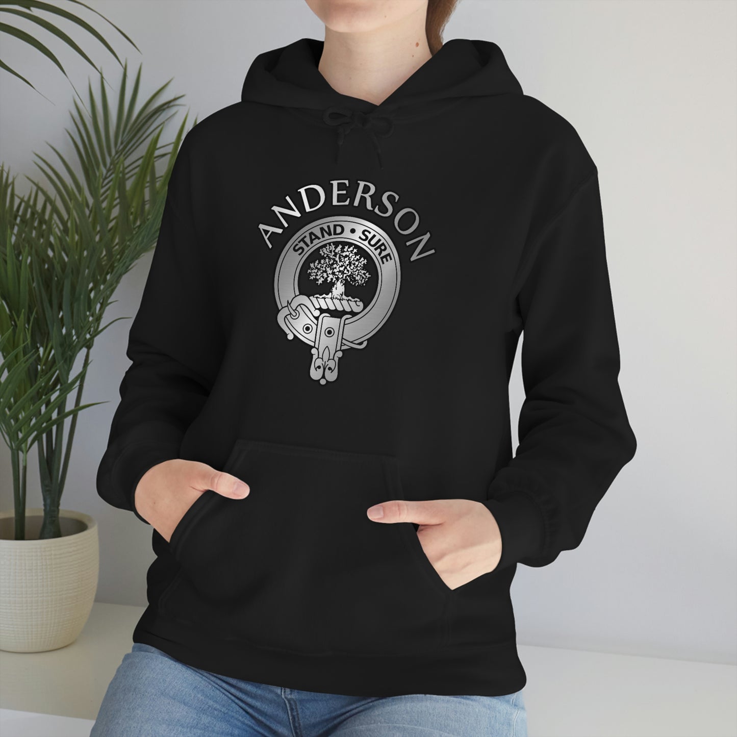 Clan Anderson Crest Unisex Heavy Blend™ Hooded Sweatshirt