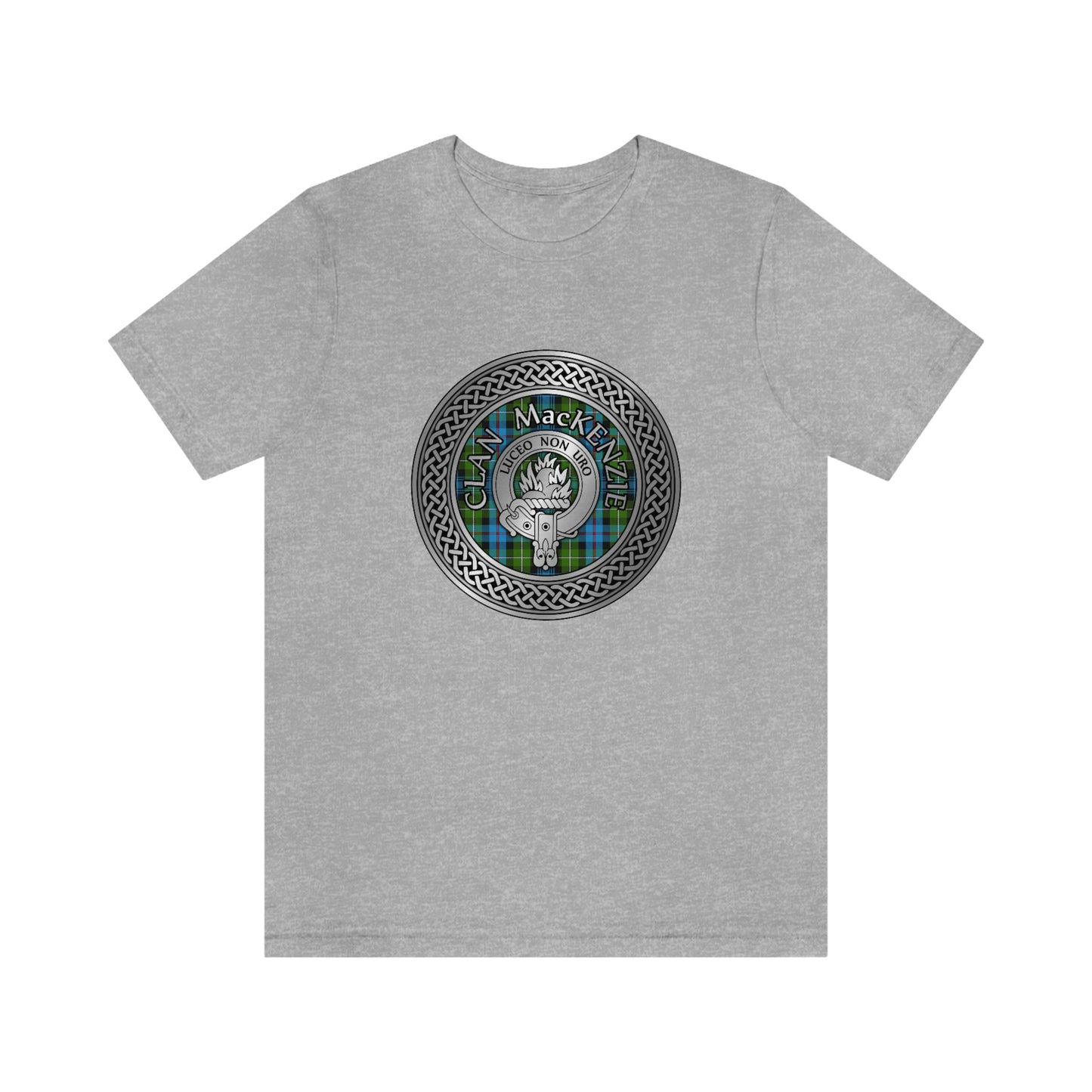 Clan MacKenzie Crest & Tartan Knot T-Shirt