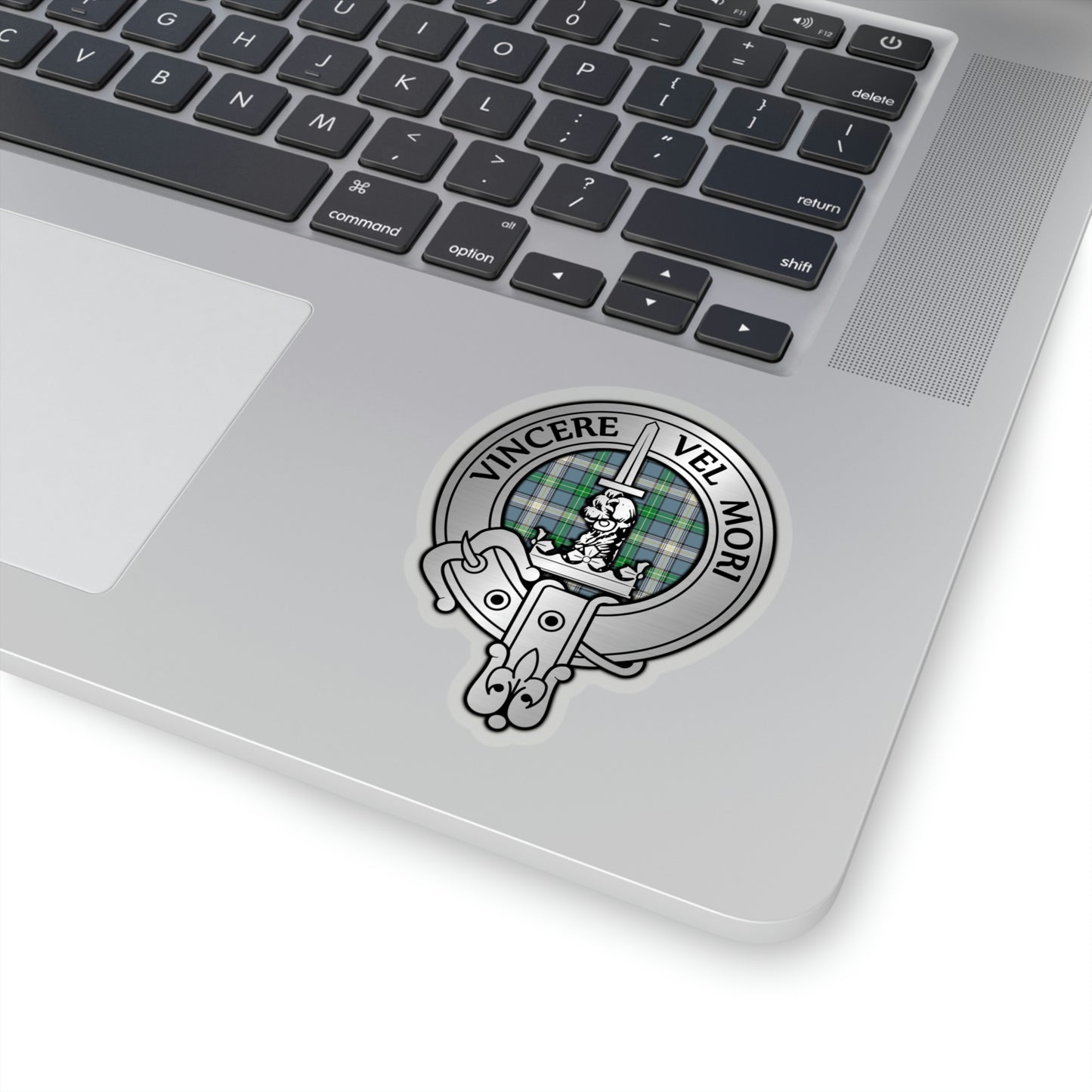 Clan MacDowall Crest & Tartan Kiss-Cut Stickers