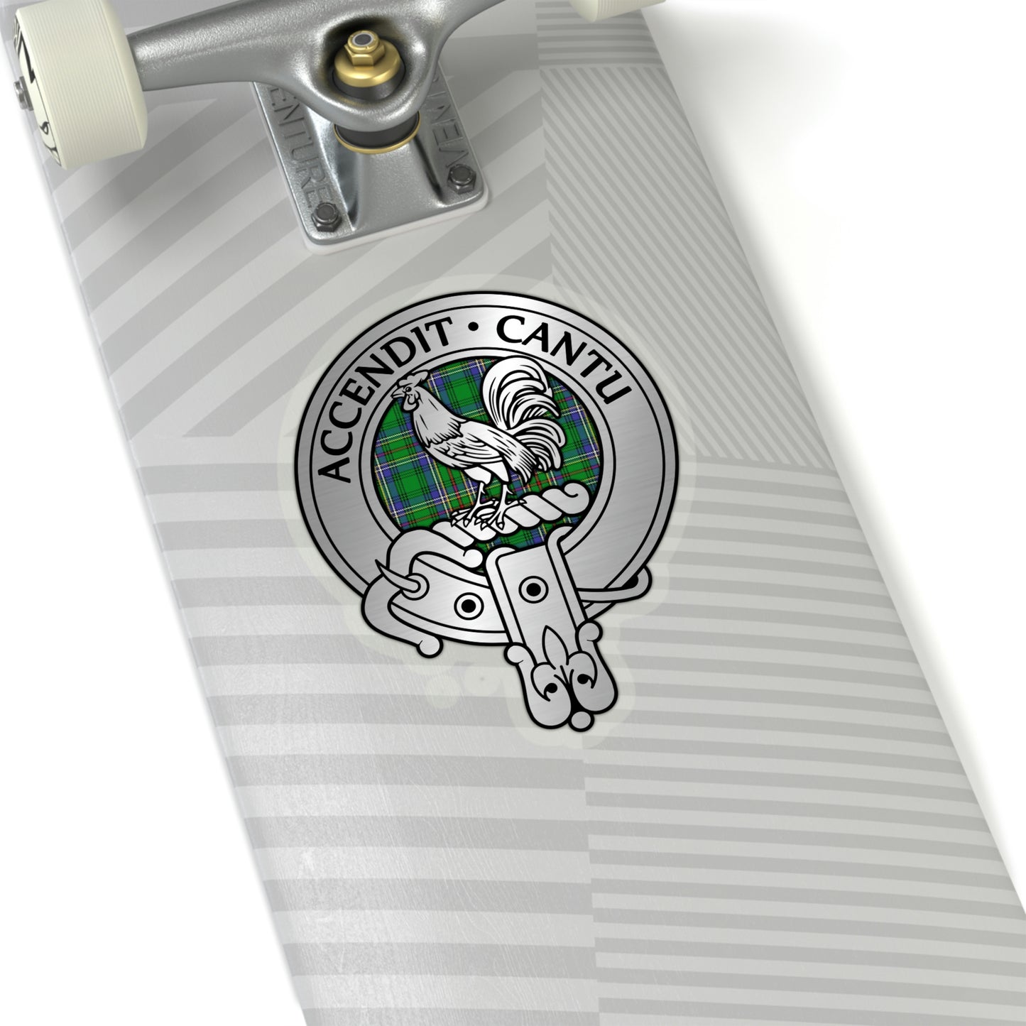 Clan Cockburn Crest & Tartan Kiss-Cut Stickers